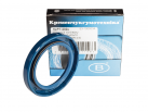 53-1005034 Crankshaft oil-seal front (UMZ-402) without hoop [55x80x10] NBR-440 blue